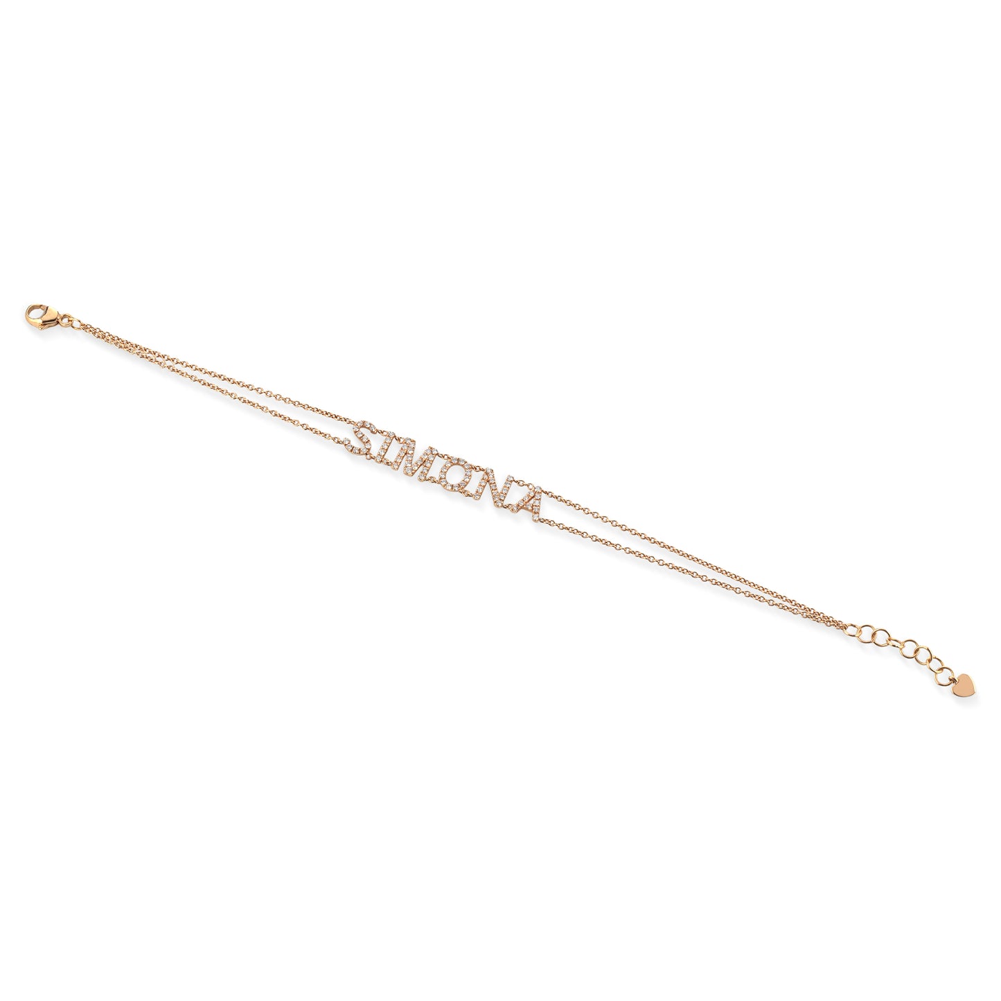BRD NOME02- BRACCIALE DIAMANTI CON NOME
