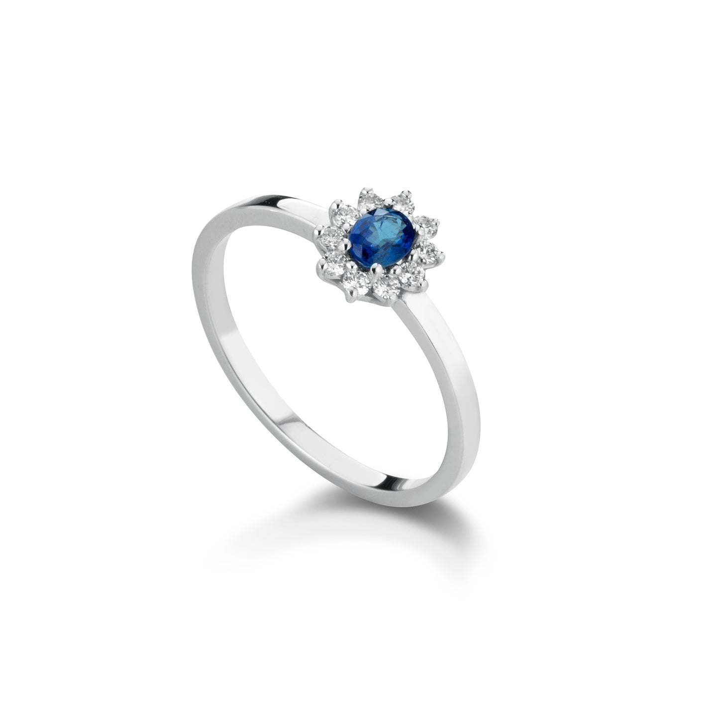 azd15 - Anello zaffiro diamanti