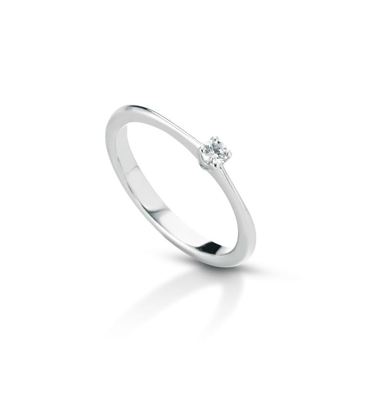 ads04 - Anello diamante solitario