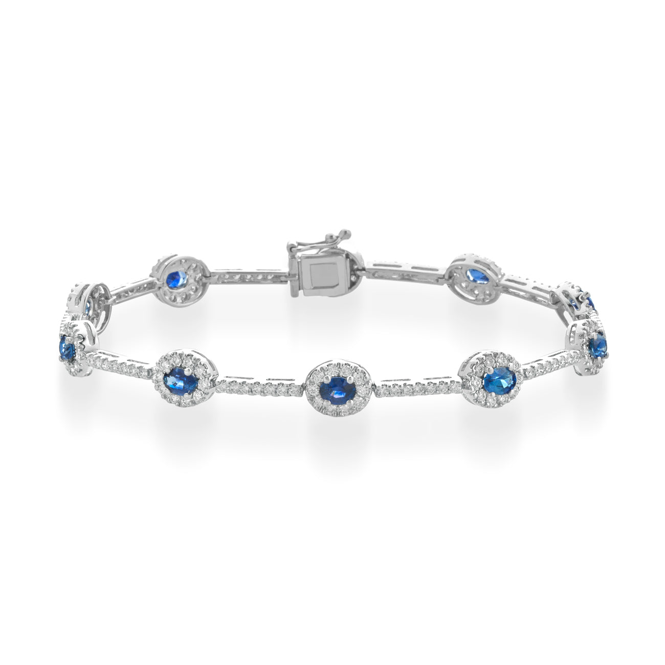 BRDZ03- BRACCIALE DIAMANTI E ZAFFIRI