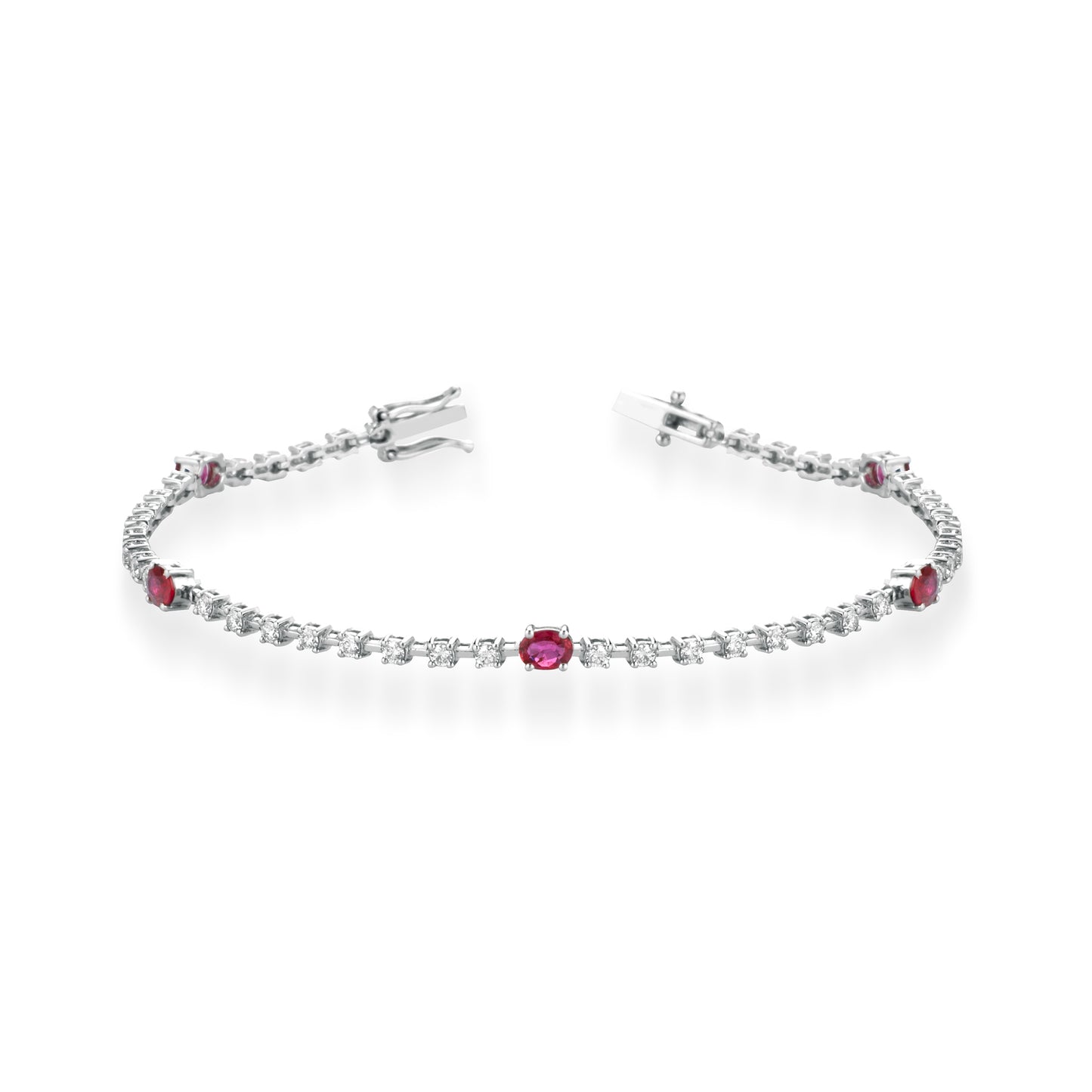 brdr01 bracciale diamanti e rubini