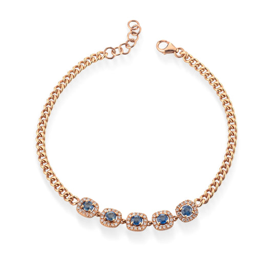BRDZ02- BEACCIALE DIAMANTI E ZAFFIRI