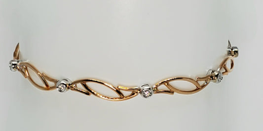 OUT75- BRACCIALE DIAMANTI