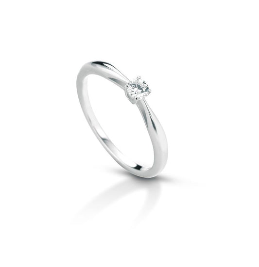 ads05 - Anello diamante solitario