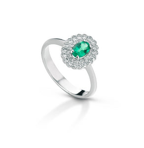 asd07-Anello smeraldo diamanti