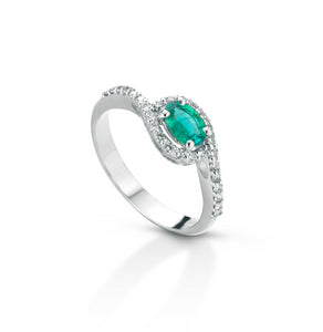 asd05-Anello smeraldo diamanti